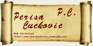 Periša Čučković vizit kartica